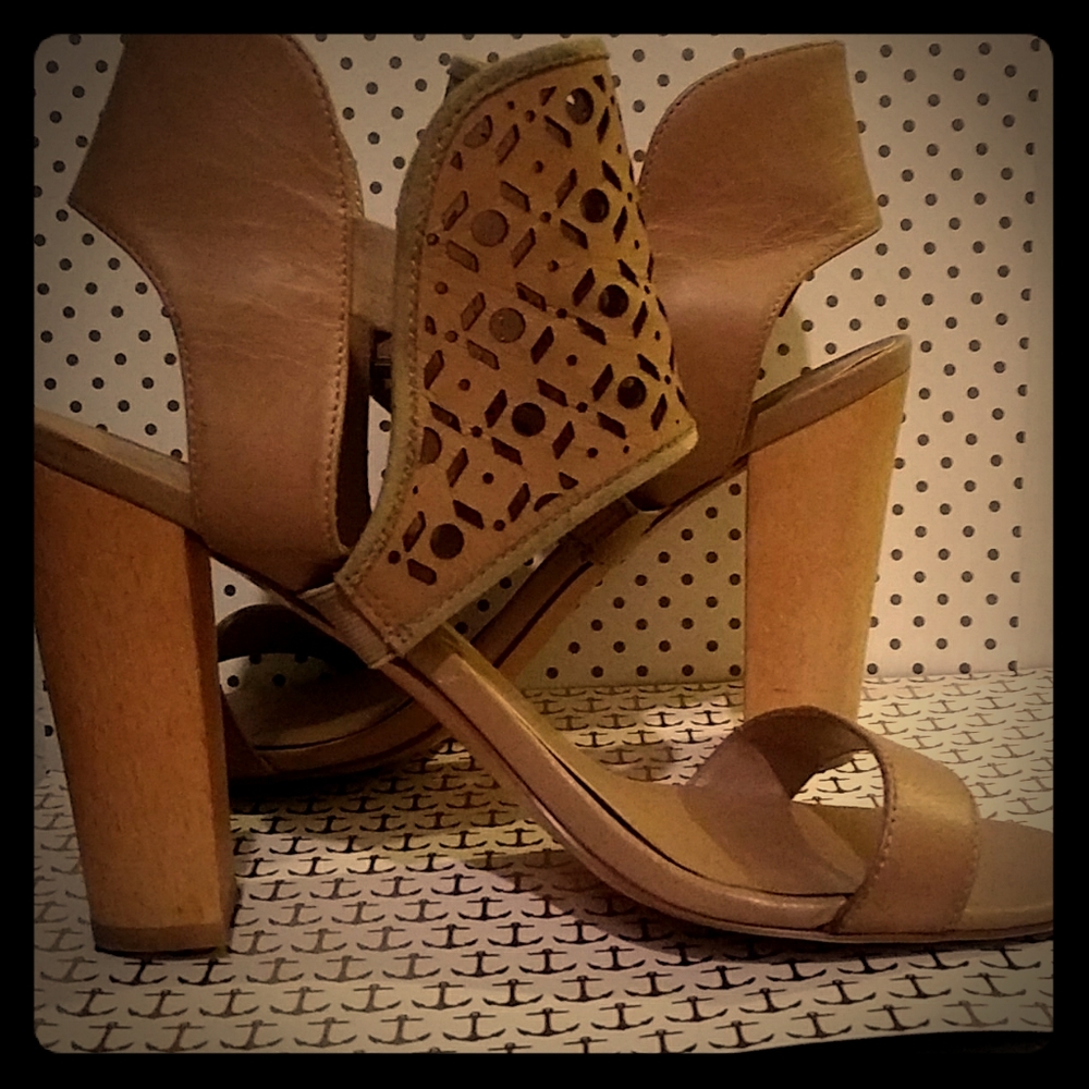 Charles Beige heels